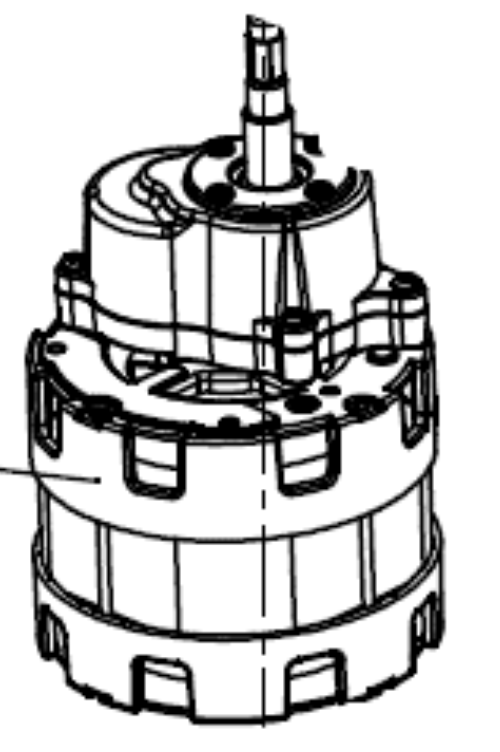 Kuvings REVO830/AUTO10S [NM-224FD (M24) MOTOR ASS'Y 50/60Hz 4900-00103A] SKU: 4900-00103A
