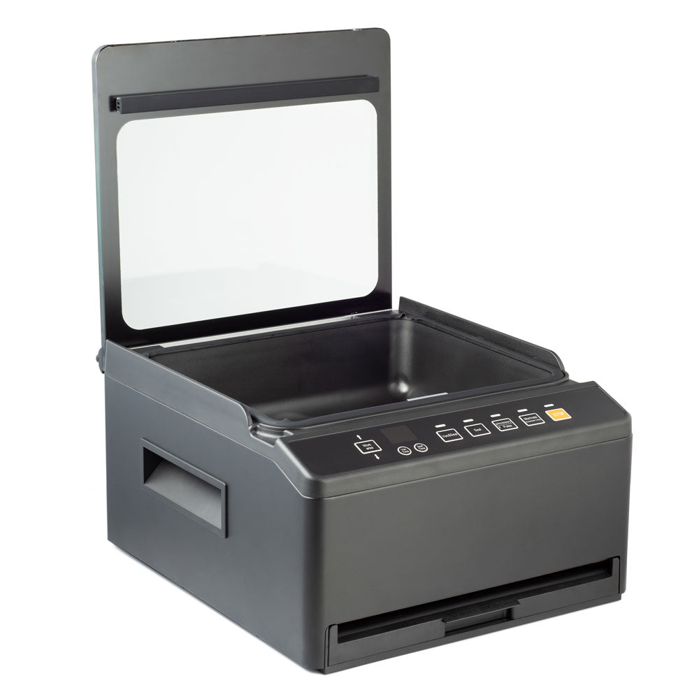 Air Zero Dualis vákuumozógép – kamrás és külsős egyben, profi minőség otthonra. nyitott fedéllel