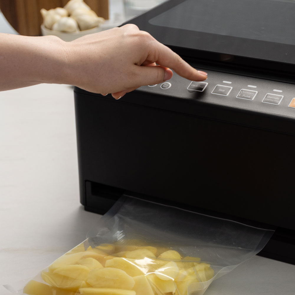 Air Zero Dualis vákuumozógép – kamrás és külsős egyben, profi minőség otthonra. vákuumozás indítása