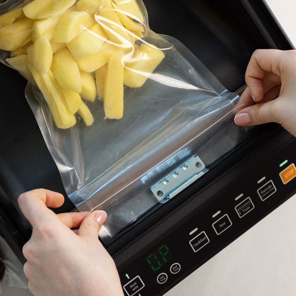 Air Zero Dualis vákuumozógép – kamrás és külsős egyben, profi minőség otthonra, behelyezve