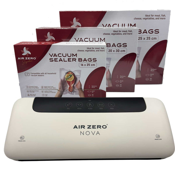 Air Zero Nova kompakt háztartási vákuumozógép Air zero 
signature vákuumtasakokkal