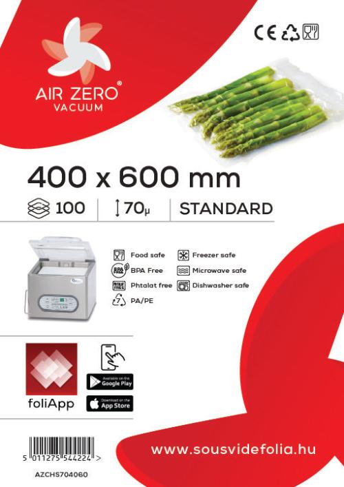 Air Zero Standard vákuumtasak – 70 micron - Kamrás gépekhez