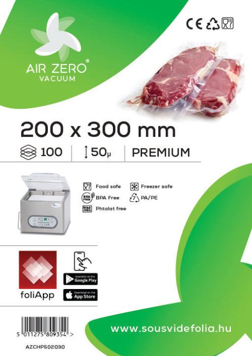 Air Zero EasyPack vákuumtasak – 50 micron - Kamrás gépekhez