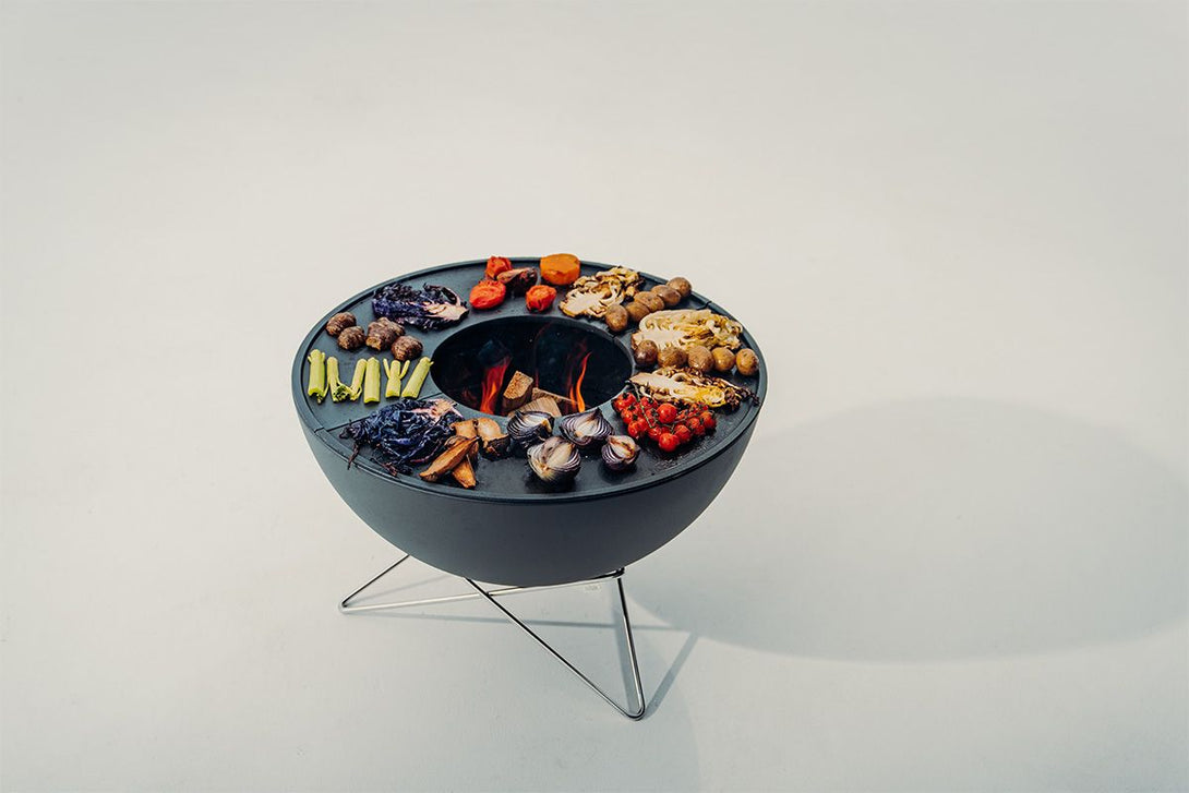 Höfats Plancha BBQ Tűzrakó Tál Szett Low 70cm