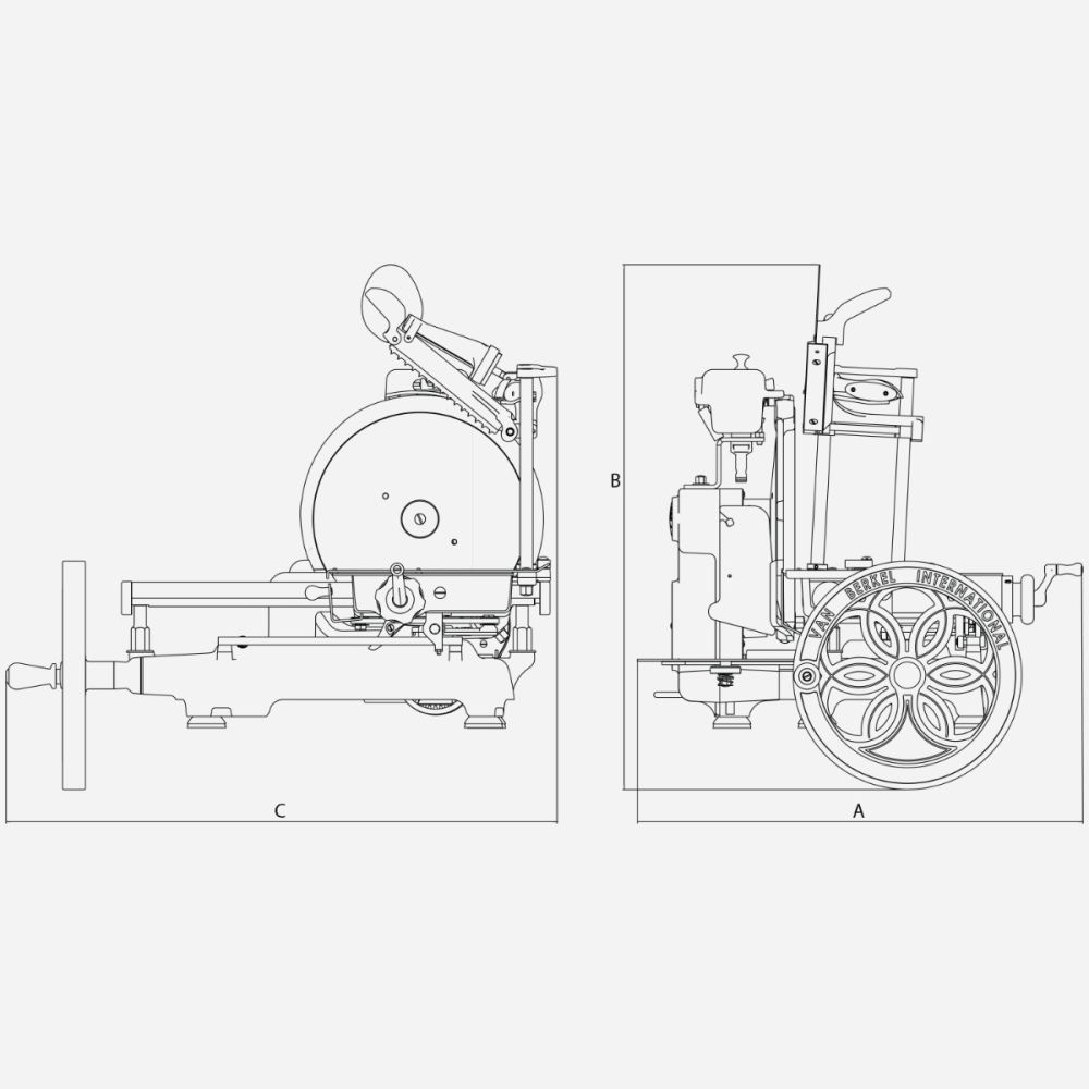 Berkel Volano B114 Journey Lendkerekes  szeletelőgép Special Edition