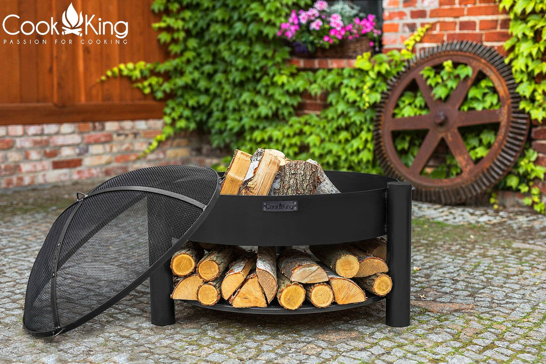 Cook King Happy Fire Kerti tűztál MONTANA 80 cm + Fedél