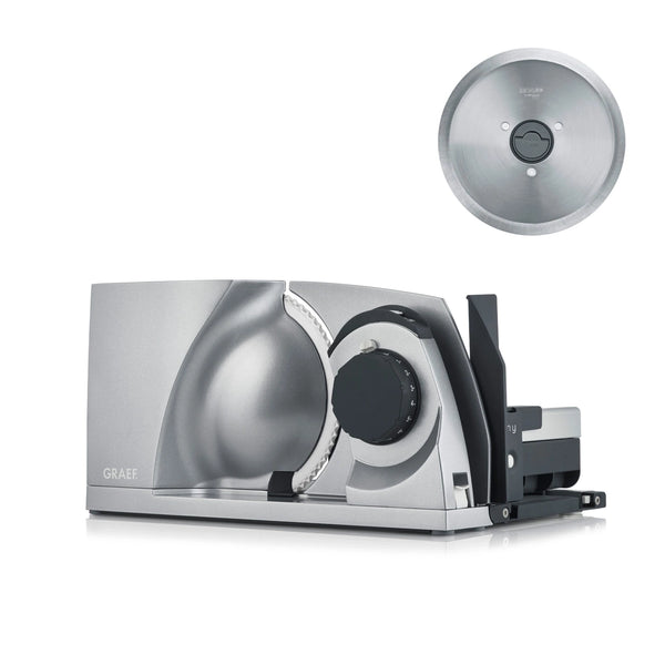 Graef MYtiny CSOMAG összecsukható szeletelőgép (3 szín) + 170 mm sima körkés