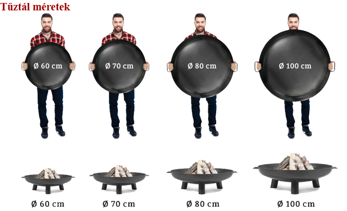 Cook King 80 cm-es Grillrács 180 cm-es Állvánnyal és Csörlővel