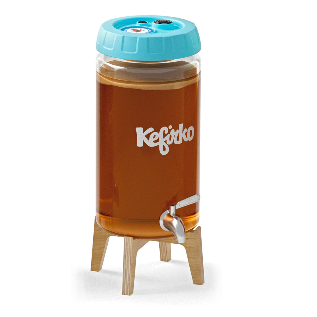 Kefirko kombucha fermentáló 4 literes, csapos üveg