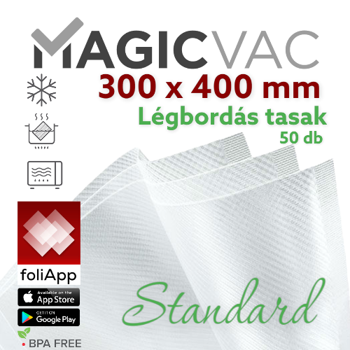 Magic Vac® Standard légbordás vákuumtasakok