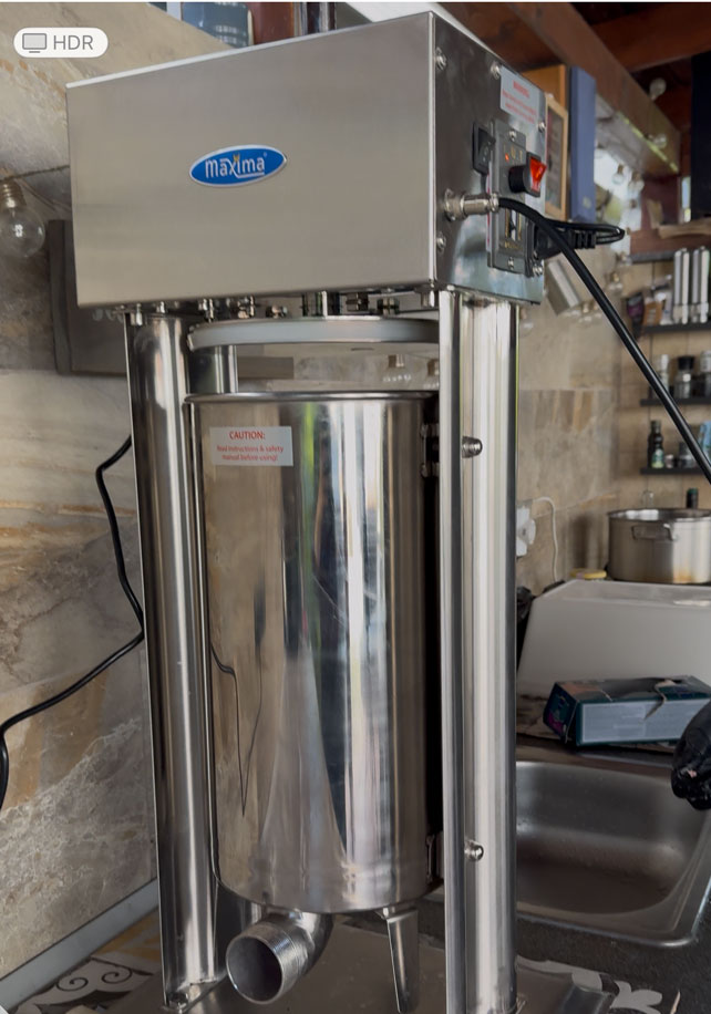 MAXIMA kolbásztöltő, automata, 15, literes