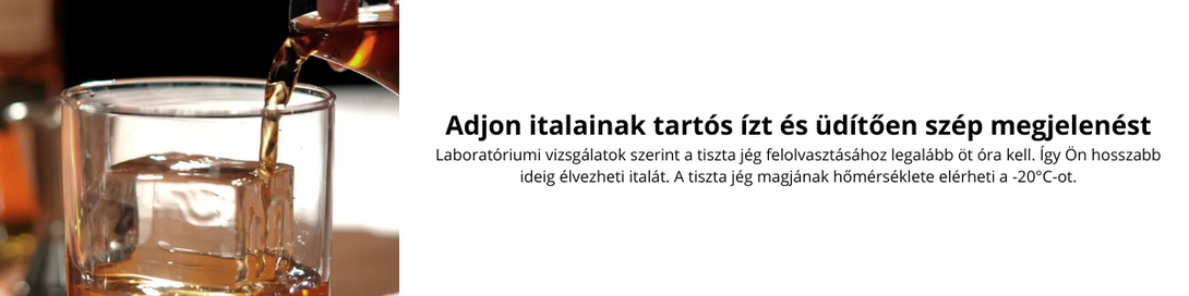 The Space kristálytiszta jégkészítő