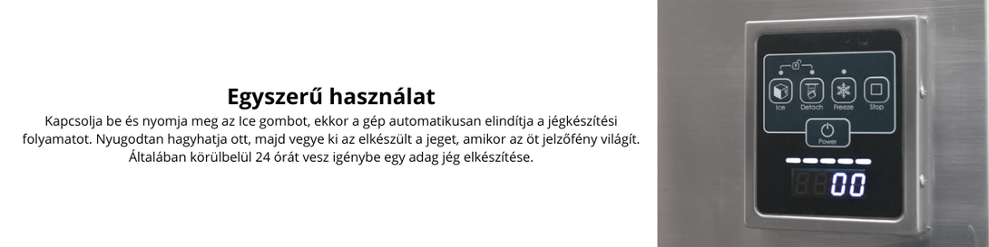 The Space kristálytiszta jégkészítő