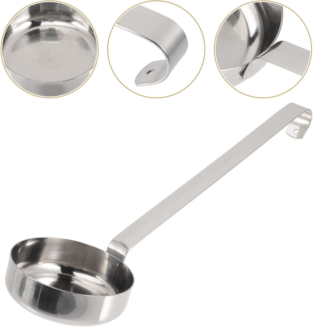 Rozsdamentes pizzaszósz terítő kanál – 170 g kapacitás részletek