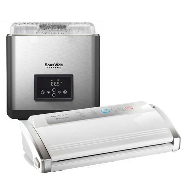 Sous Vide Supreme Touch 11L Dinamika vákuumgéppel és vákuumfóliával