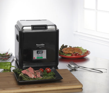 Sous Vide Supreme Demi 8 L Futura vákuumgéppel és fóliákkal