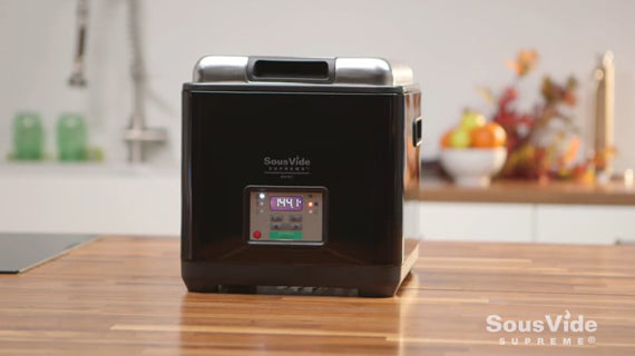 Sous Vide Supreme Demi 8 L Futura vákuumgéppel és fóliákkal