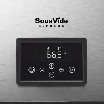 Sous Vide Supreme Touch 11L Dinamika vákuumgéppel és vákuumfóliával