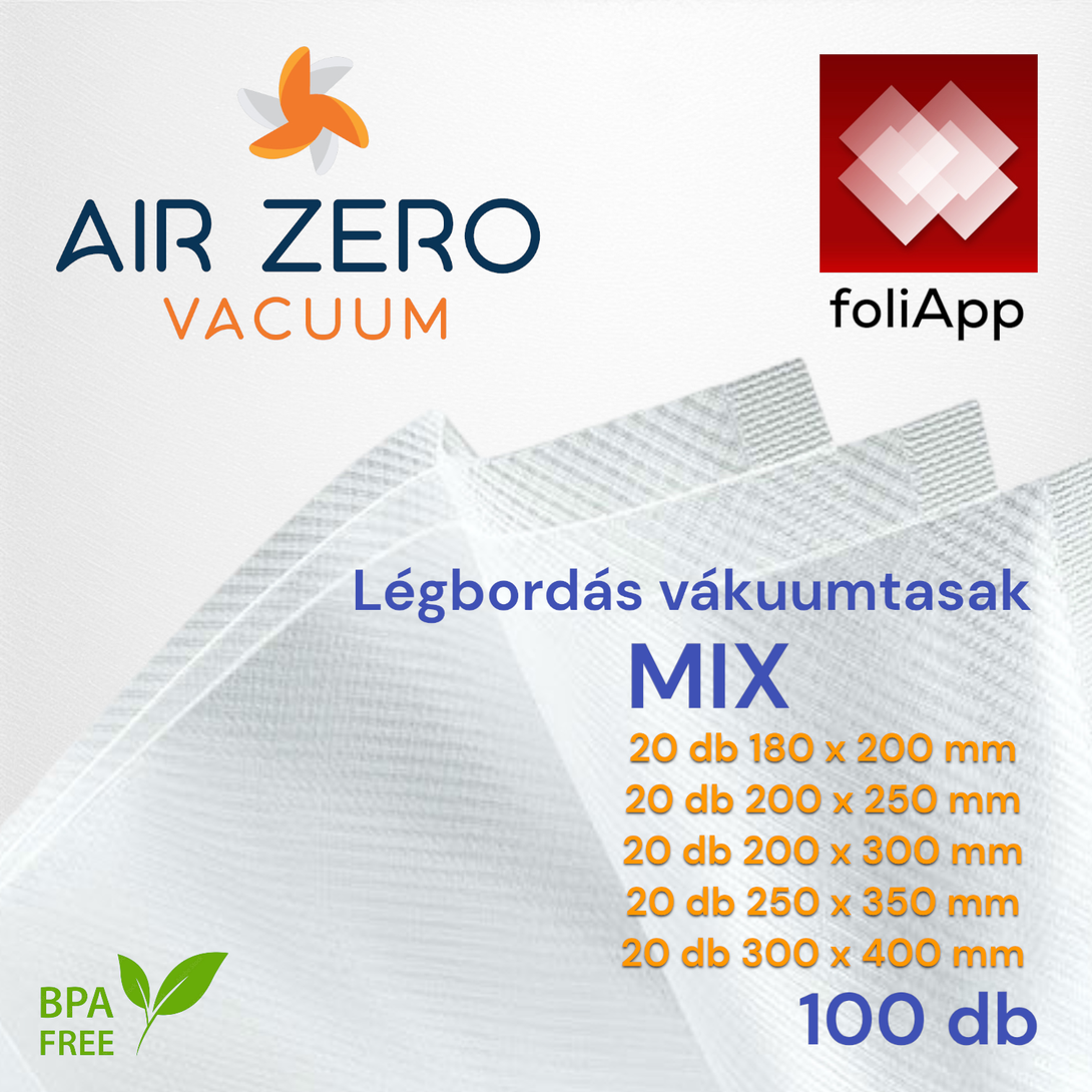 Air Zero légbordás vákuumtasakok