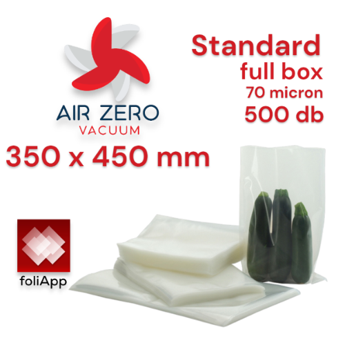 Air Zero Standard vákuumtasak – 70 micron - Kamrás gépekhez