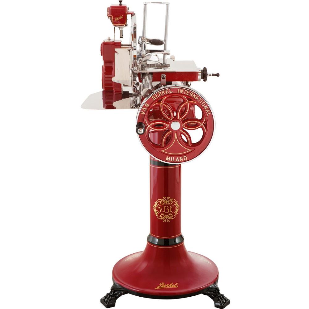 Berkel Flywheel B114 RED szeletelő - Beépített pengeélező.