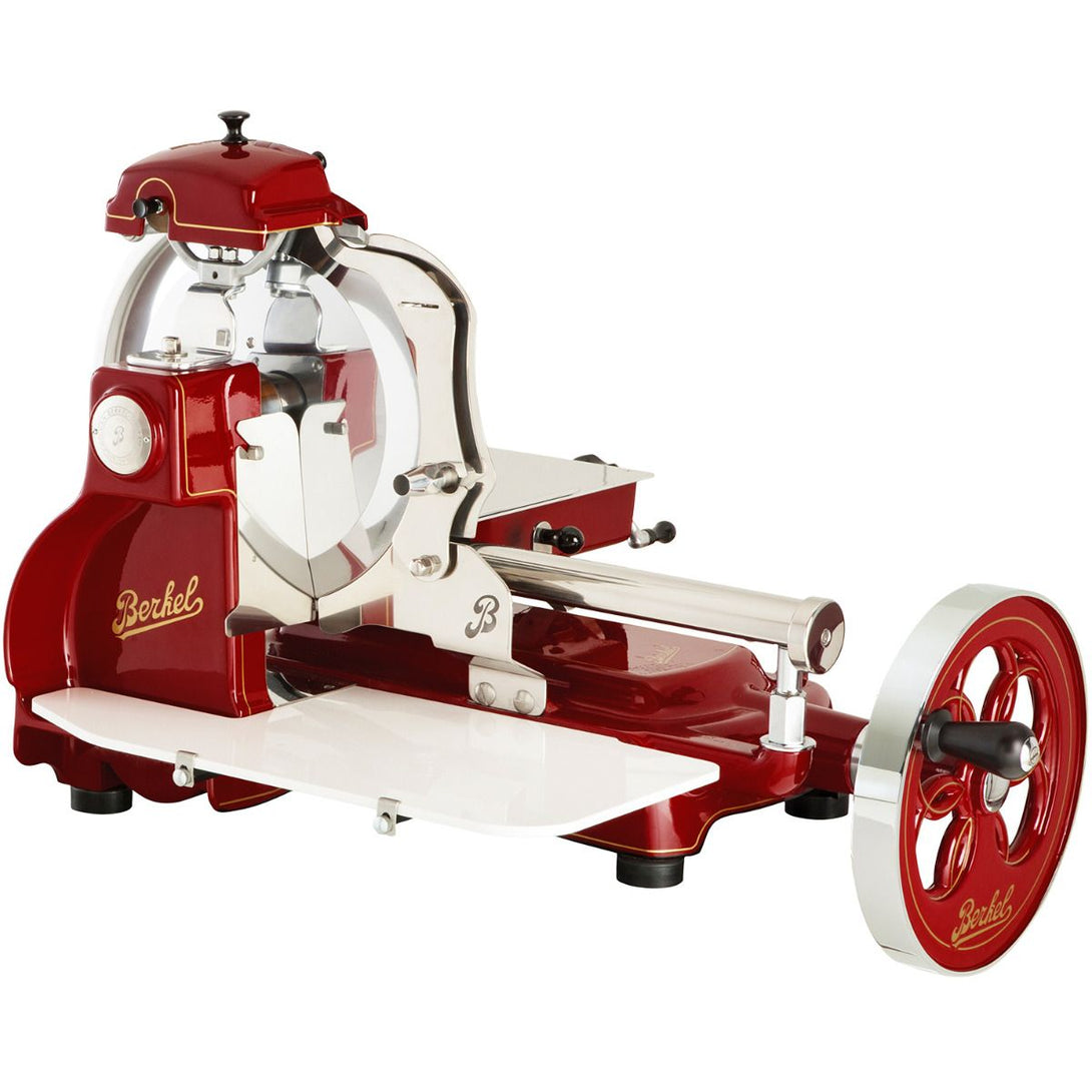 Berkel Flywheel B3 RED szeletelőgép - beépített pengeélező. 