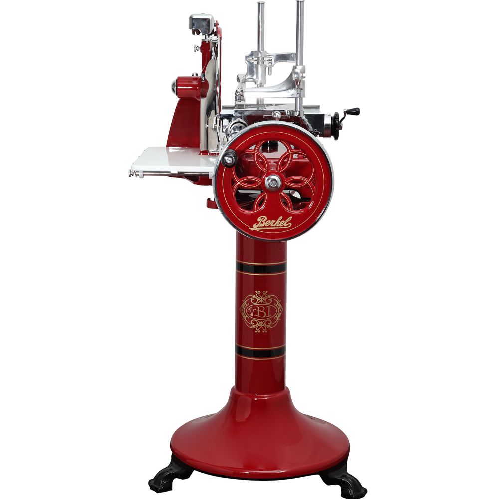 Berkel Flywheel P15 RED szeletelő opcionális állvánnyal.