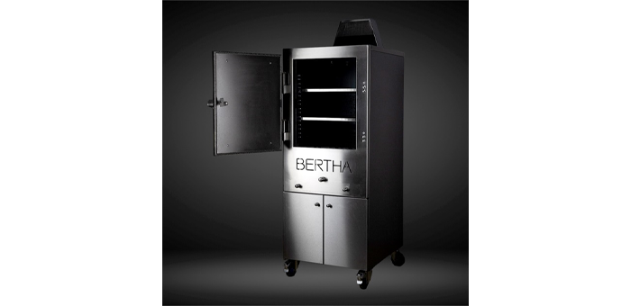 Bertha The Original Faszenes Grill Kemence - Fekete