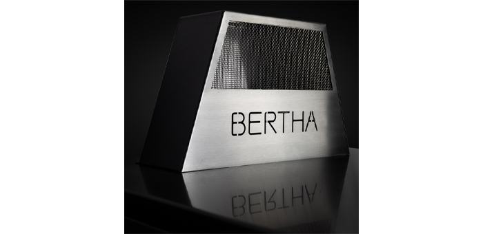 Bertha The Original Faszenes Grill Kemence - Fekete