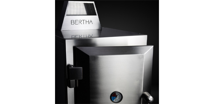 Bertha The Original Faszenes Grill Kemence - Inox