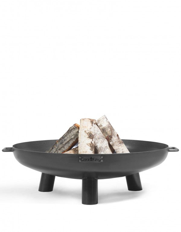 Cook King BALI kerti tűztál – kézzel készített, vastag falú nyersacél tűzrakó (60–100 cm)