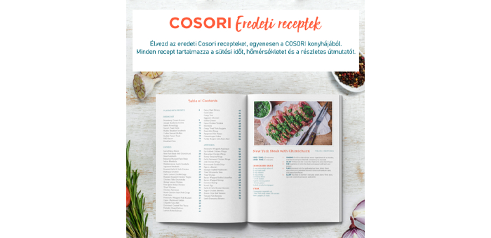 Cosori Premium Forrólevegős Sütő Szürke 5,5L