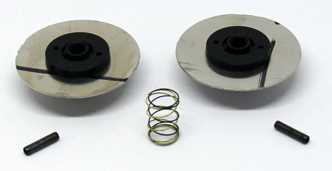 GRAEF CC120 / CC105 csere élezőtárcsa szett (2. fázis) – hátoldal/adapter oldal, rugóval és csapokkal