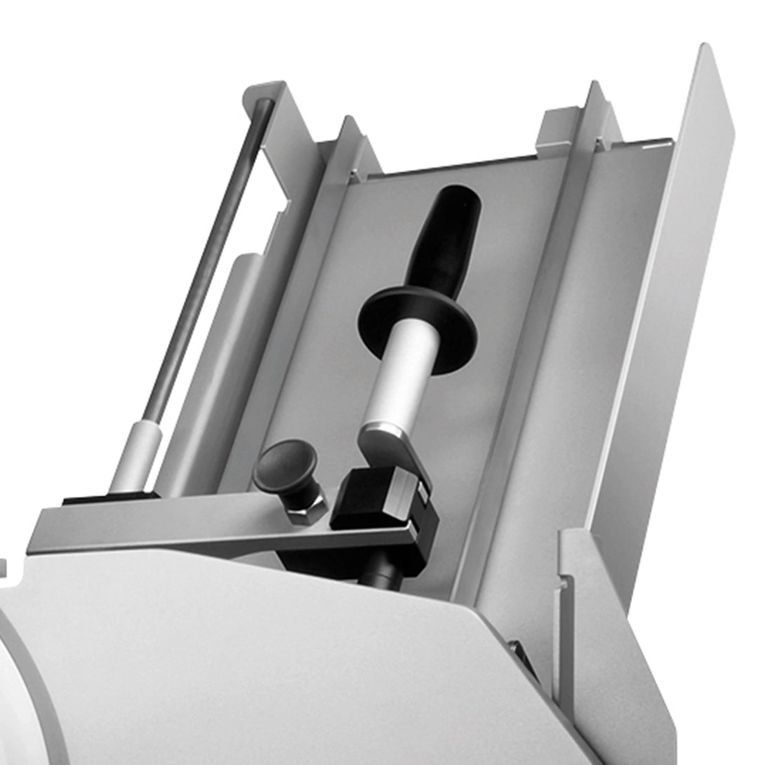 A GRAEF Master 3020 HS vezérlőkarja és ergonomikus végdarabtartója közelről.