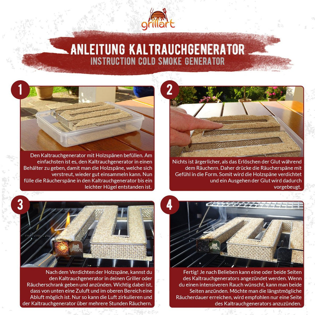 Grillart hidegfüst generátor használati útmutató – lépésről lépésre