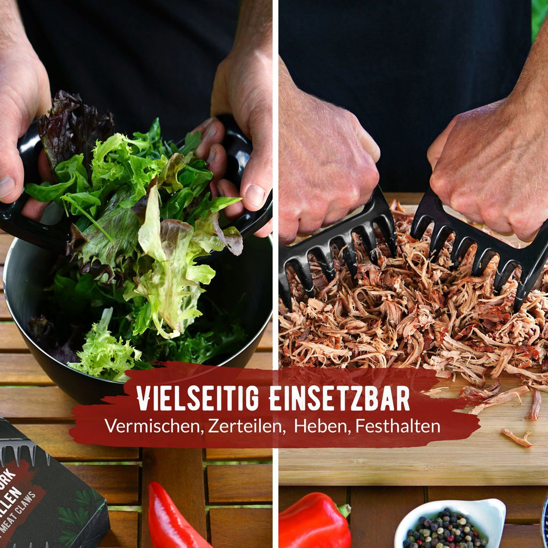 Hústépő karmok salátakeveréshez és pulled pork tépéshez