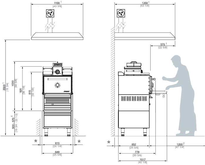 Josper  HJX Pro S80-W Small faszenes grill Kemence