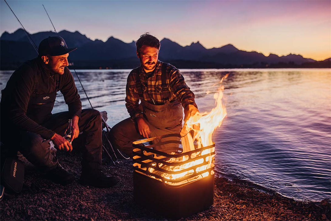 Höfats CUBE Forgatható Grill és Tűztál Corten Acél