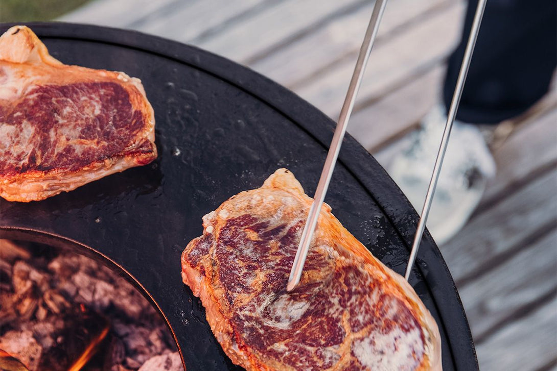 Höfats Plancha BBQ Tűzrakó Tál Szett Low 70cm