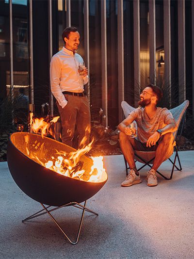 Höfats Plancha BBQ Tűzrakó Tál Szett Low 57cm