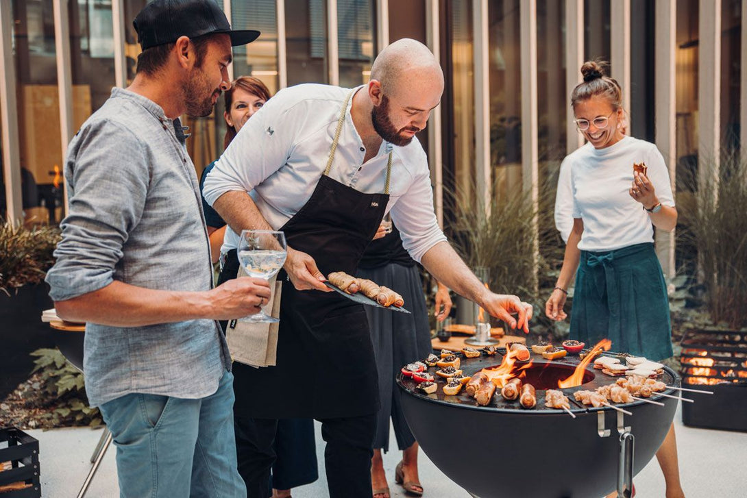 Höfats Plancha BBQ Tűzrakó Tál Szett High 70cm