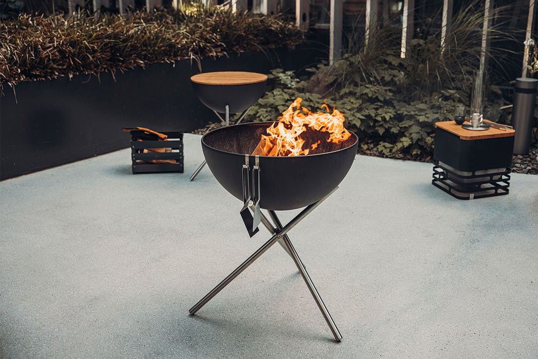 Höfats Plancha BBQ Tűzrakó Tál Szett High 70cm