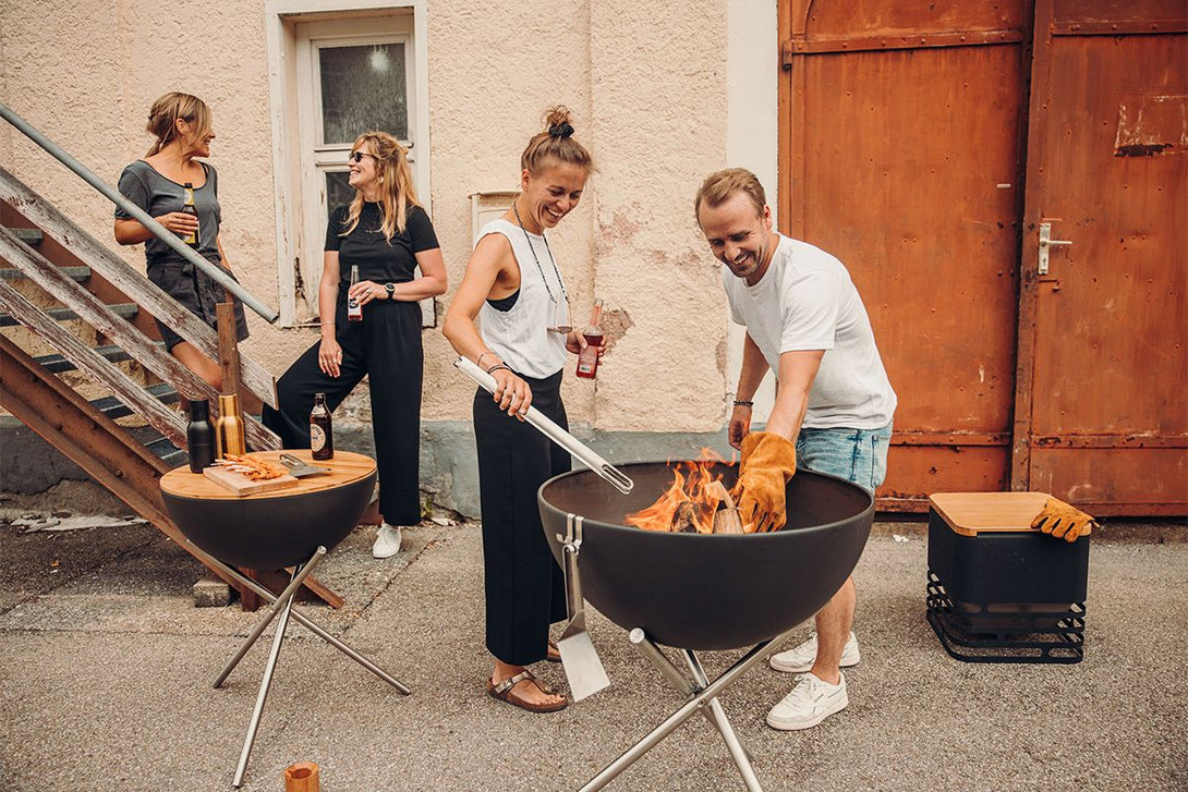 Höfats Plancha BBQ Tűzrakó Tál Szett High 70cm