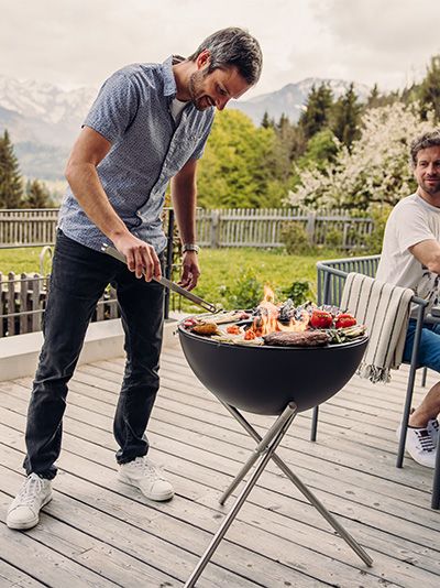 Höfats Plancha BBQ Tűzrakó Tál Szett High 57cm