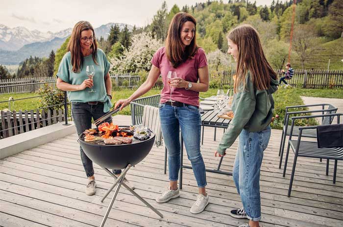 Höfats Plancha BBQ Tűzrakó Tál Szett High 57cm