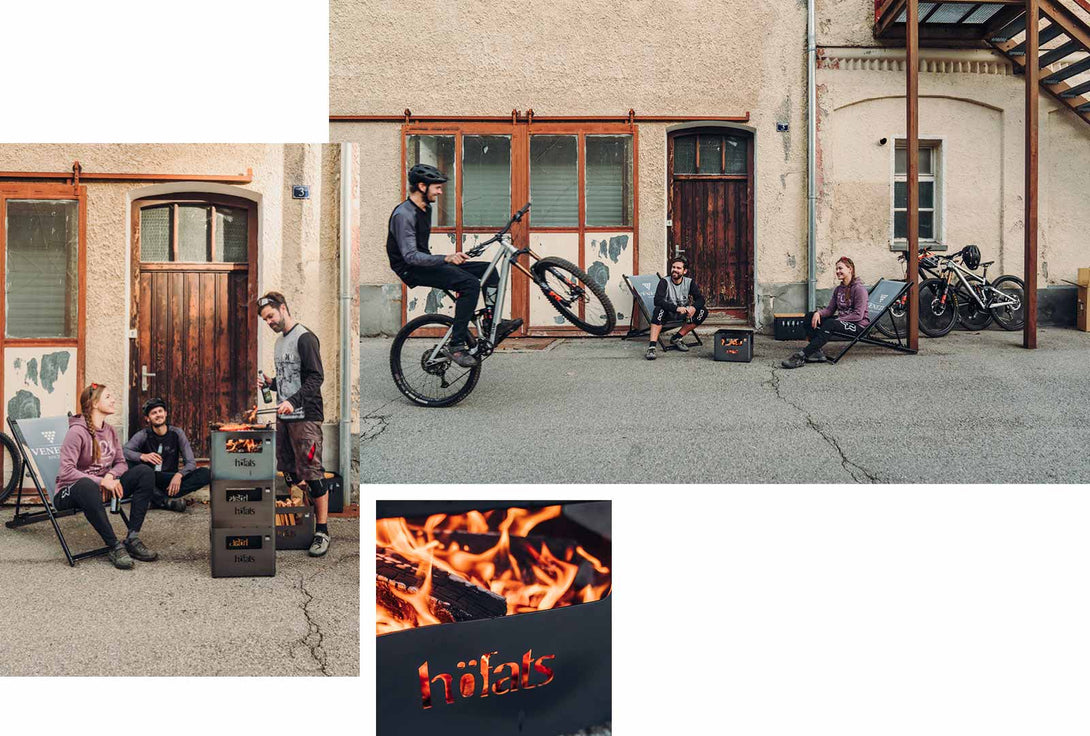 Höfats BEER BOX Tűztál Alapcsomag kollázs