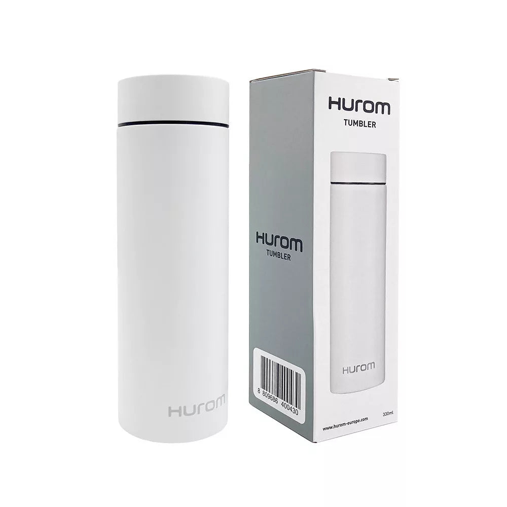 Hurom 330ml-es ultrakönnyű duplafalú rozsdamentes acél termosz (fehér)