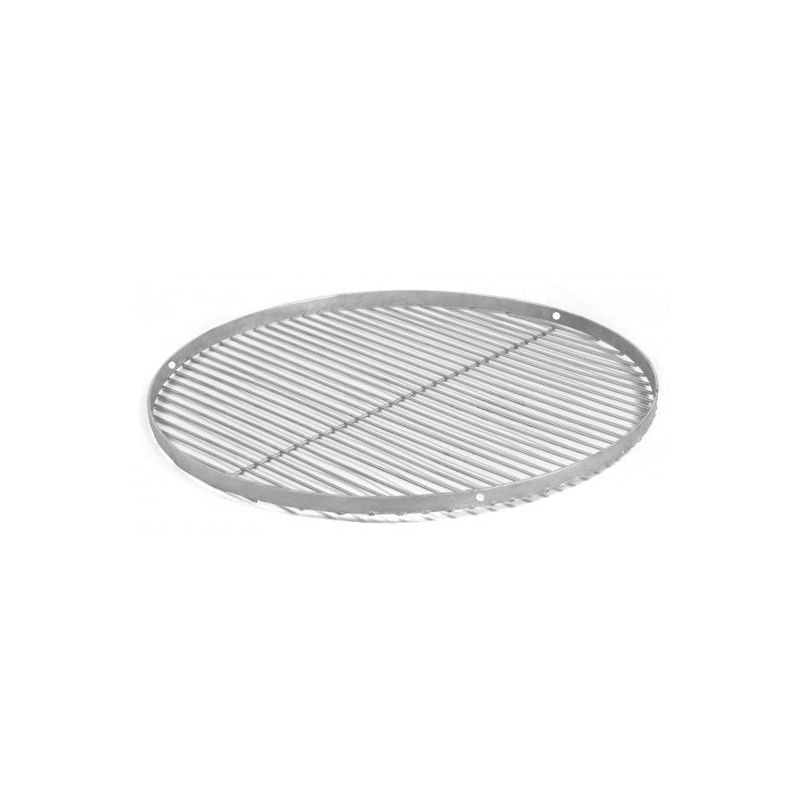 Kézzel készített inox grillrács rozsdamentes acélból, több méretben (50–100 cm)