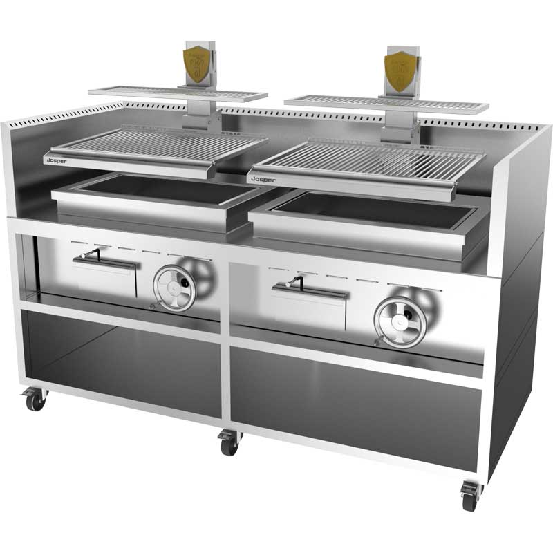 Josper PVJ-76-2-2-MB Basque Faszenes Dupla Grill Állványos 76cm