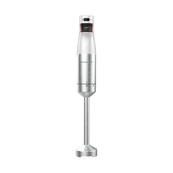 Kuvings Hand Blender fehér szín, elölnézet – prémium 1000 W botmixer, titánbevonatú késsel.